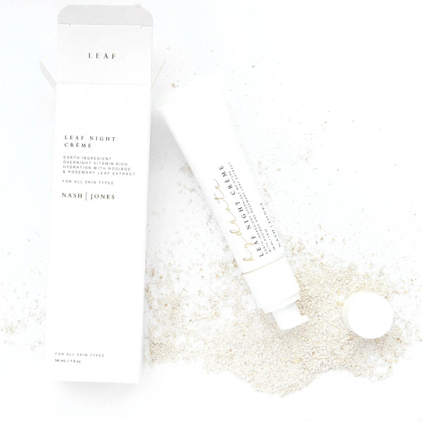 Nash and Jones - Leaf Night Crème: Clean ingredient face lotion