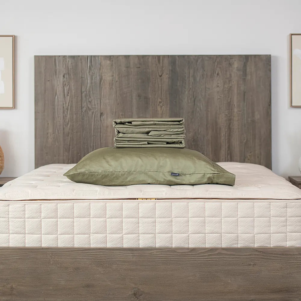 Organic Cotton Sateen Sheet Set