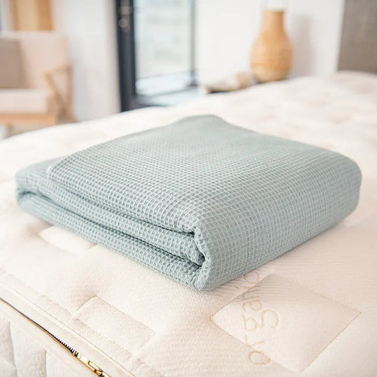 Organic Cotton Waffle Blankets