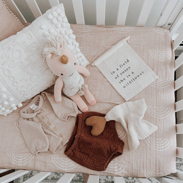 Imani + Kids by Imani Collective - Wildflower Hang Sign - Canvas Material