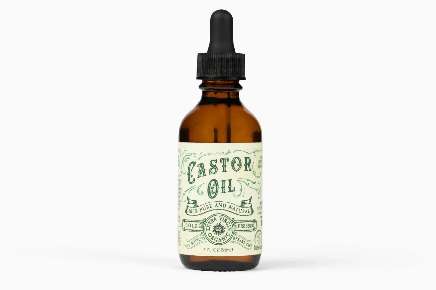 Roots And Leaves - Organic Cold Pressed Castor Oil Hexane Free USA bottled