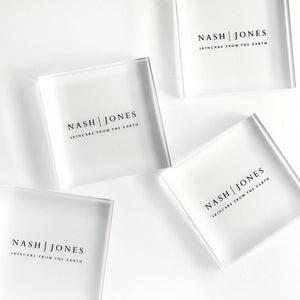 Nash and Jones - Acrylic Display Sign
