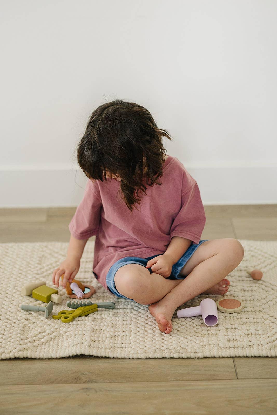 Marlowe & Co - Silicone Hair and Makeup Play Set