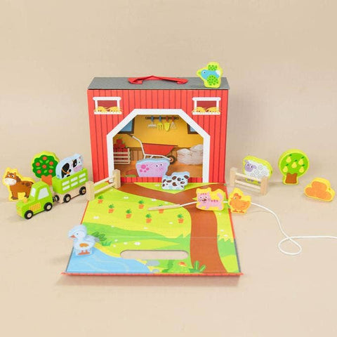 Spirit 'N Sprout - Farm Play Set Lacing Toy