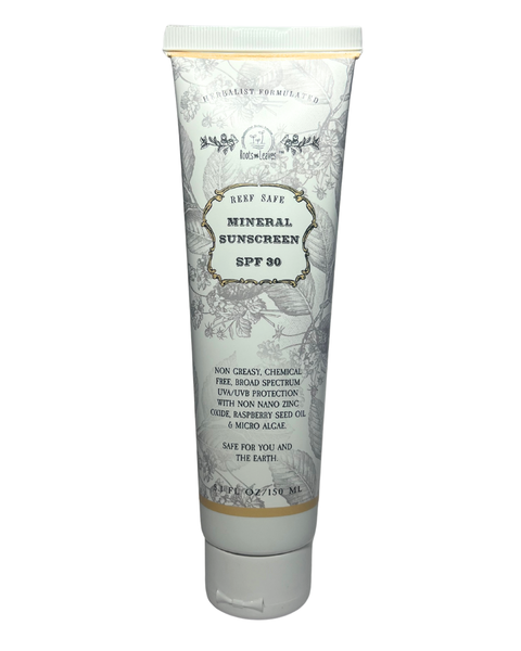 Roots And Leaves - Reef Safe Vegan Mineral Sunscreen with Tremella Mushroom