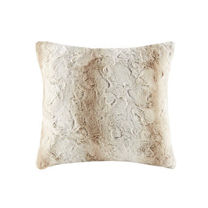 Olliix - 20x20" Faux Fur Throw Pillow