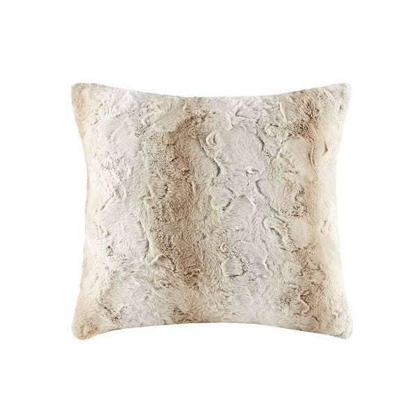 Olliix - 20x20" Faux Fur Throw Pillow
