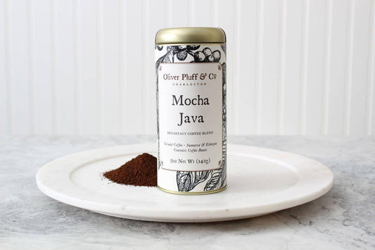 Oliver Pluff & Company - Mocha Java Ground Coffee - Signature Coffee Tin