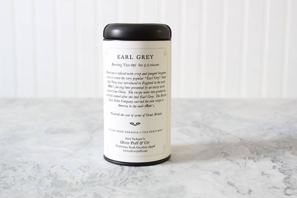 Oliver Pluff & Company - Earl Grey -  20 Teabags in Signature Tea Tin