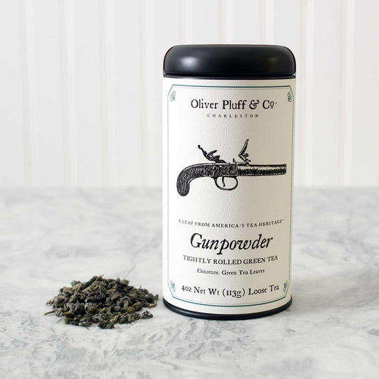 Oliver Pluff & Company - Gunpowder - Loose Tea in Signature Tea Tin