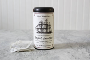 Oliver Pluff & Company - English Breakfast - 20 Teabags in Signature Tea Tin