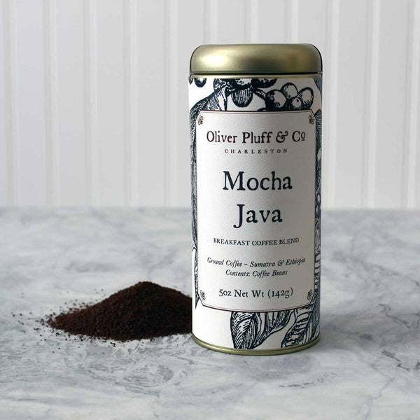 Oliver Pluff & Company - Mocha Java Ground Coffee - Signature Coffee Tin