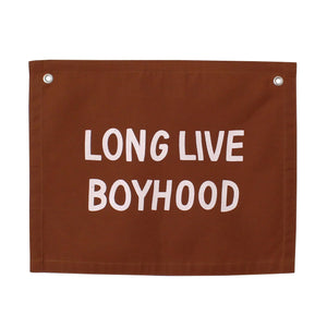 Imani + Kids by Imani Collective - Long Live Boyhood Canvas Banner