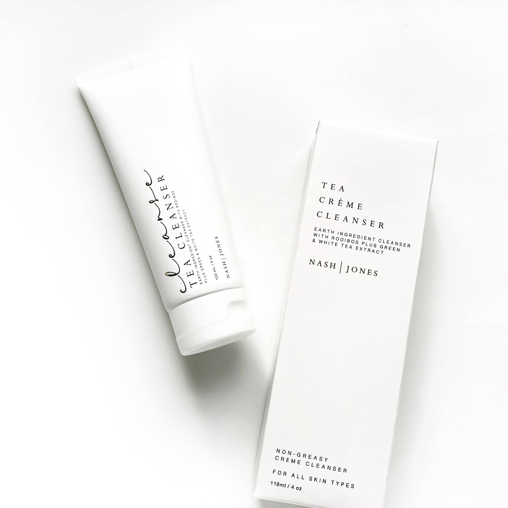 Nash and Jones - Tea Cleanser Cream: Clean ingredient face cleanser