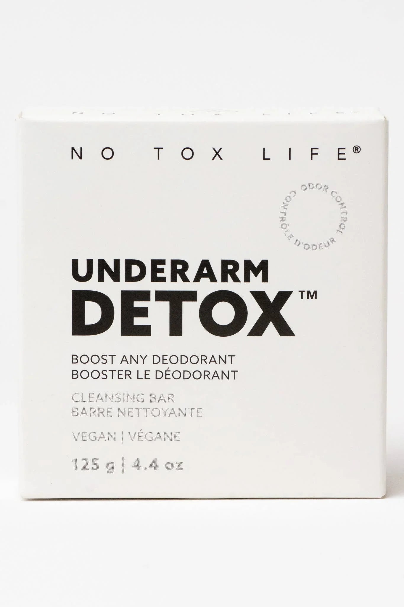 No Tox Life Underarm Detox cleansing bar, vegan odor control soap 125g. Come see us at Awaken, Franklin, Tennessee