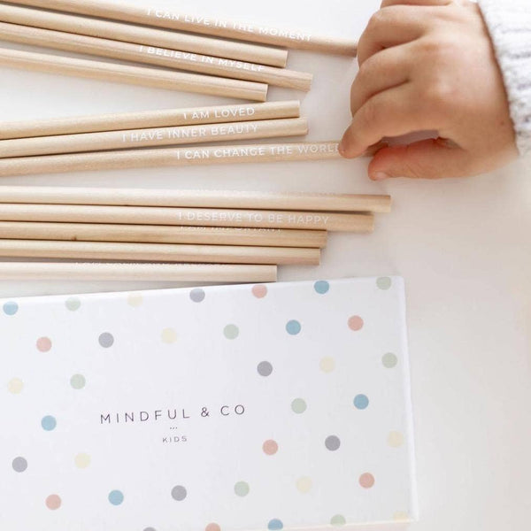 Mindful and Co Kids USA - Affirmation Coloring Pencils
