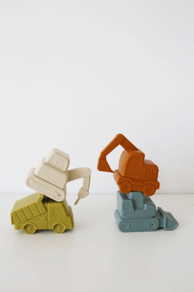 Marlowe & Co - Construction Mold Free Silicone Bath Toy Set 