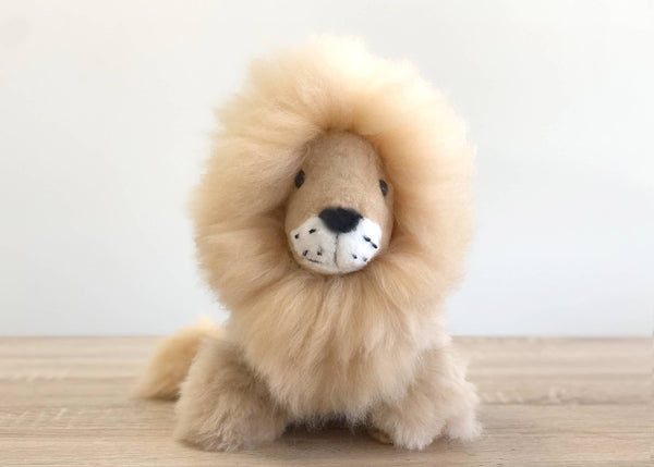 Shupaca Alpaca - Alpaca Stuffed Animal - Lion  Medium- 12"