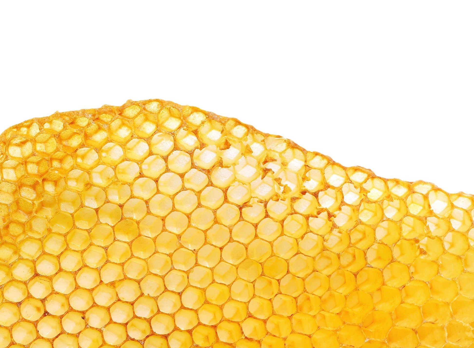 Close-up of golden honeycomb pattern with hexagonal cells, Come see us at Awaken, Franklin, Tennessee