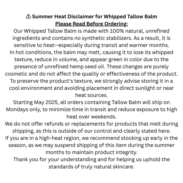 Roots And Leaves - Tallow Balm - Whipped