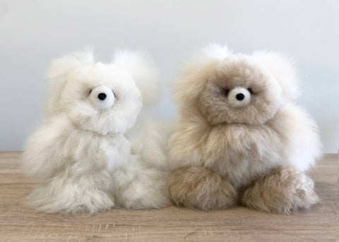 Shupaca Alpaca - 10" Small Alpaca Stuffed Animal - Bear
