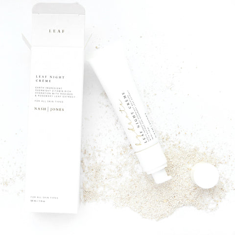 Nash and Jones - Leaf Night Crème: Clean ingredient face lotion