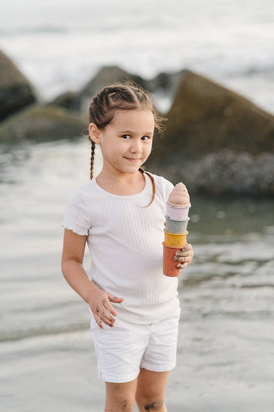 Marlowe & Co - Classic Retro Silicone Ice Cream Beach Set
