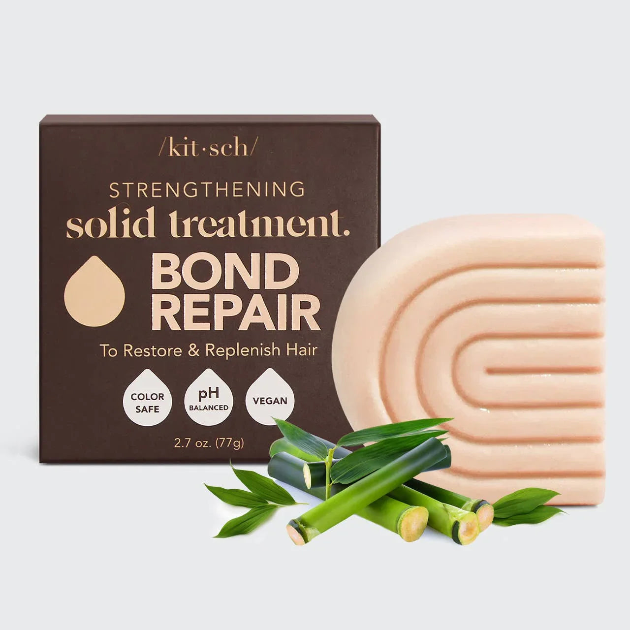Kitsch bond repair solid hair treatment bar with bamboo, Come see us at Awaken, Franklin, Tennessee