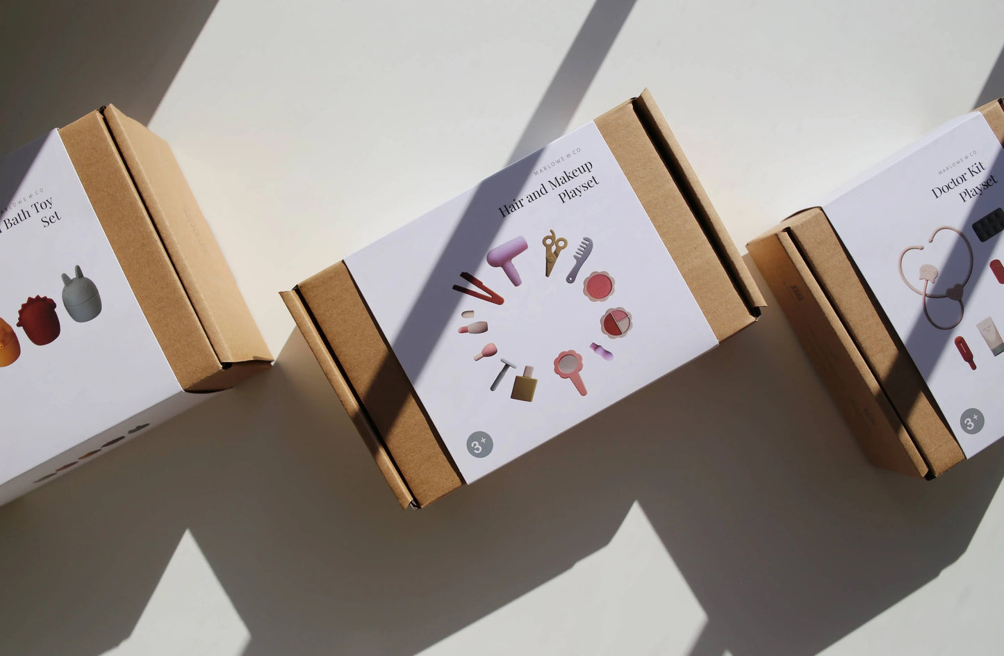 Marlowe & Co - Silicone Hair and Makeup Play Set