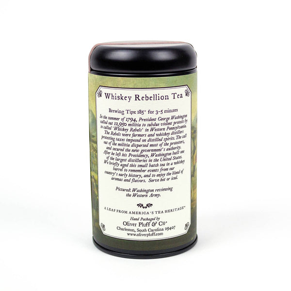 Oliver Pluff & Company - Whiskey Rebellion Commemorative Tea Tin - Fine Tea 3 oz