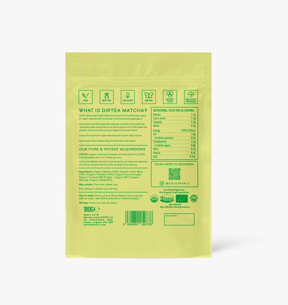 DIRTEA - Matcha - Mushroom Superblend 