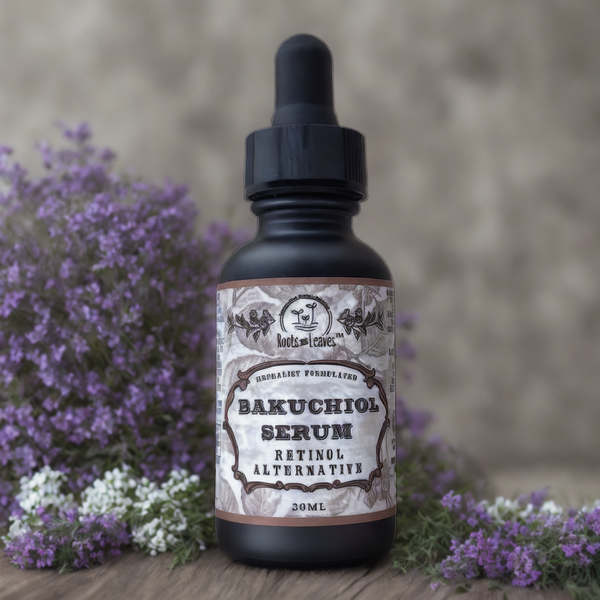 Roots And Leaves - Bakuchiol Serum - All Natural Retinol Alternative