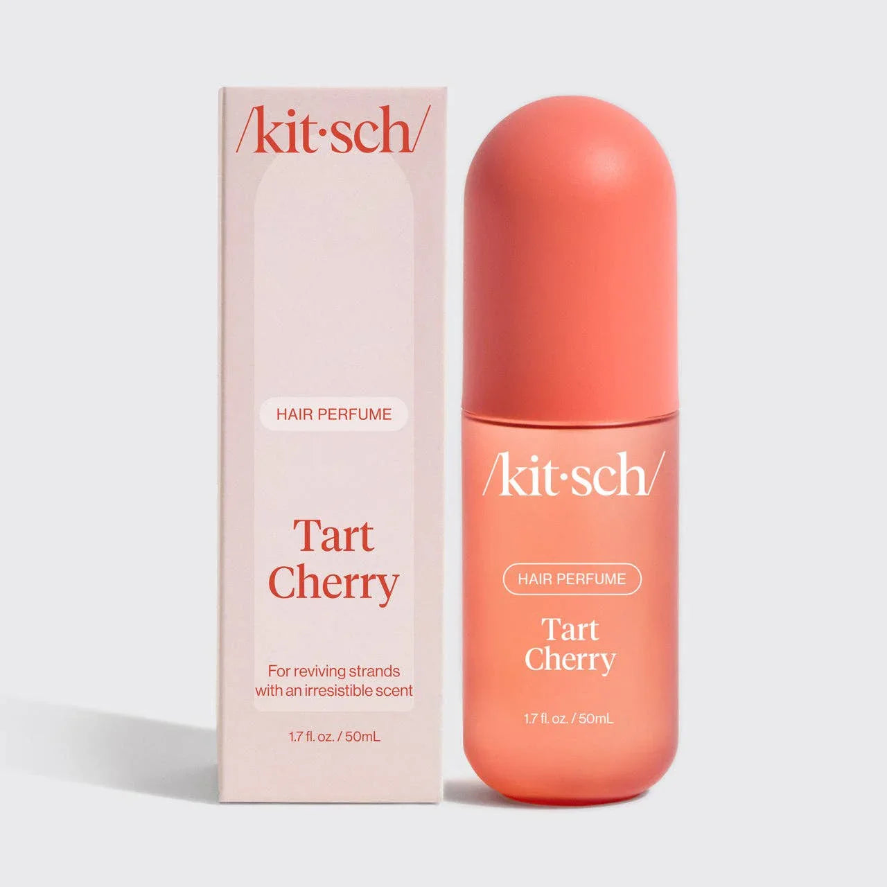 Kitsch Tart Cherry hair perfume bottle and box, Come see us at Awaken, Franklin, Tennessee