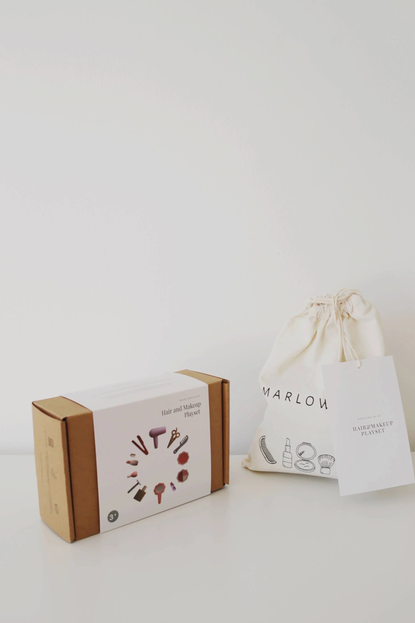 Marlowe & Co - Silicone Hair and Makeup Play Set