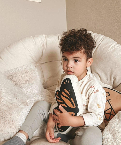 Imani + Kids by Imani Collective - Butterfly Canvas Pillow | Handmade Artisan Decor