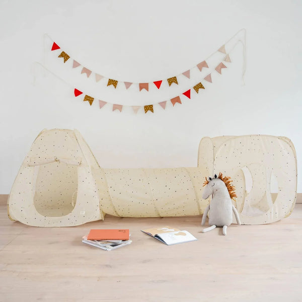 3 Sprouts - Recycled Fabric 3-in-1 Tent & Tunnel Set