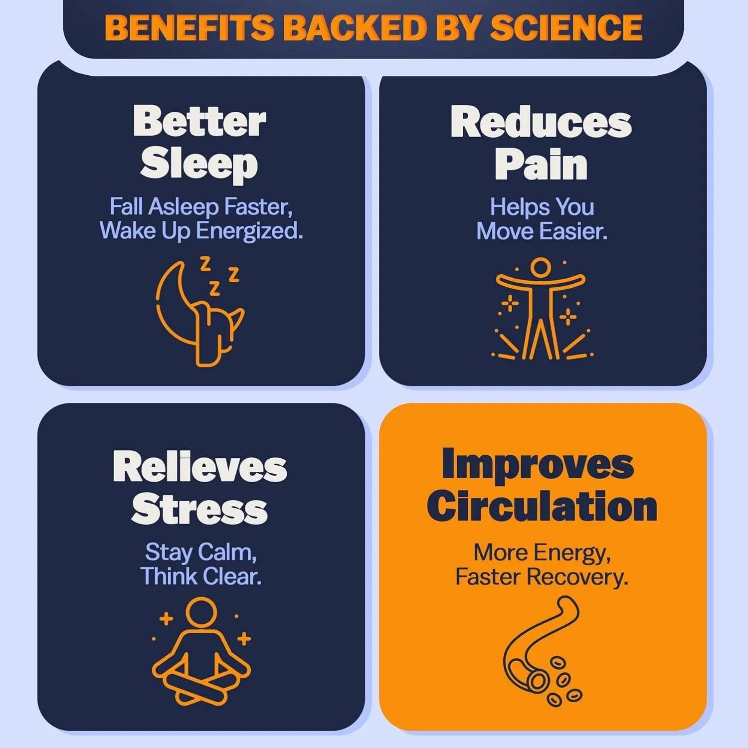 Benefits backed by science: better sleep, reduces pain, relieves stress, improves circulation. Come see us at Awaken, Franklin, Tennessee.