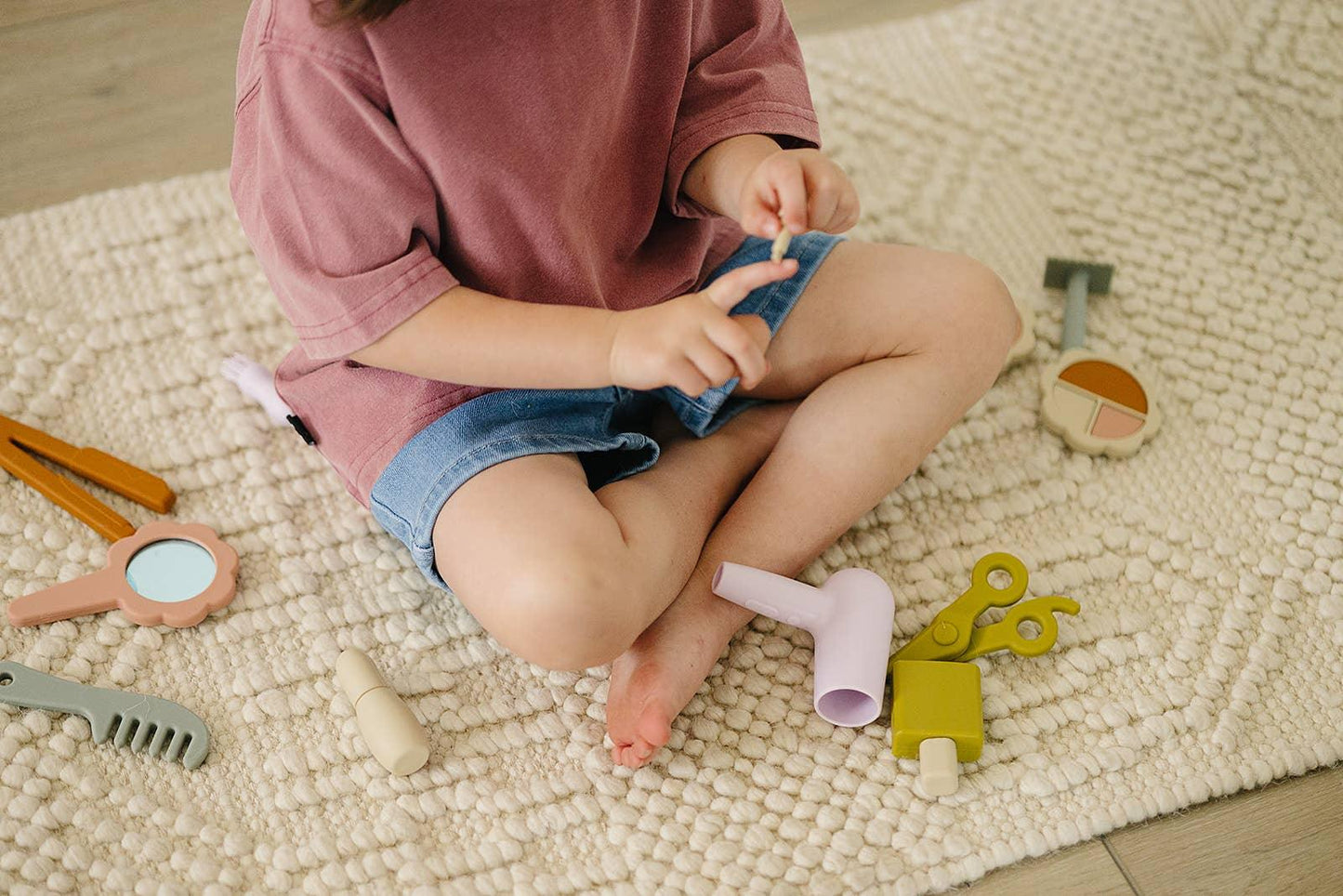 Marlowe & Co - Silicone Hair and Makeup Play Set