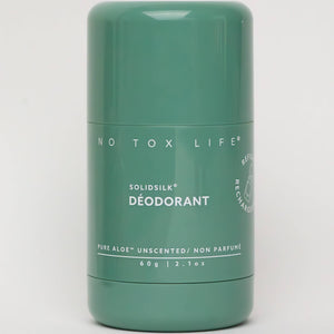 No Tox Life - SOLIDSILK® Deodorant (Pure Aloe) Refillable TUBE - No Tox Life