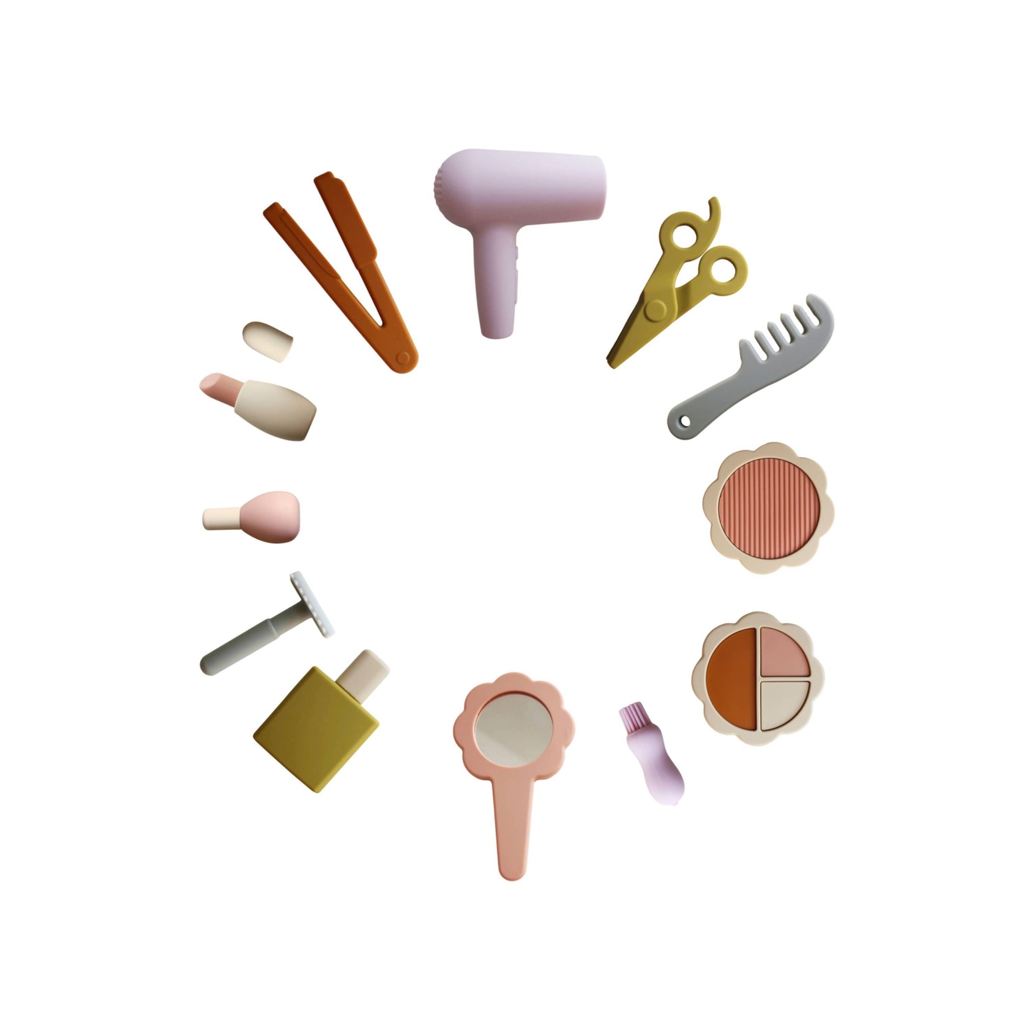 Marlowe & Co - Silicone Hair and Makeup Play Set