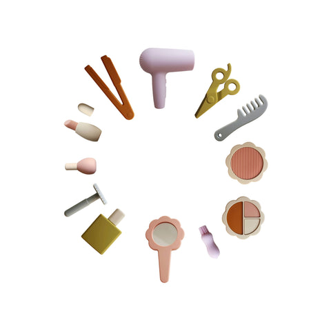 Marlowe & Co - Silicone Hair and Makeup Play Set
