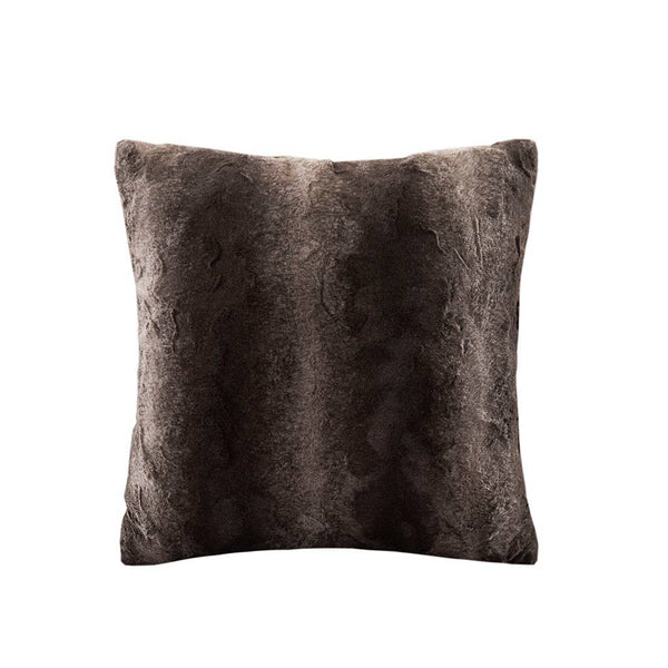 Olliix - 20x20" Faux Fur Throw Pillow