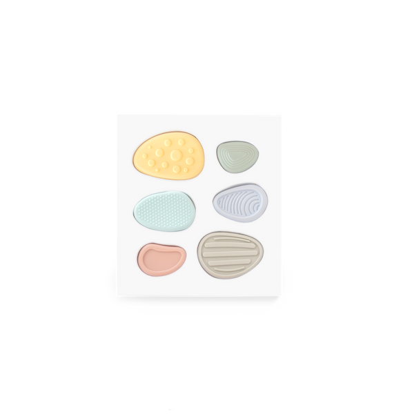 Mindful and Co Kids USA - Worry Stones – Calming Sensory Fidget for Kids (Set of 6)