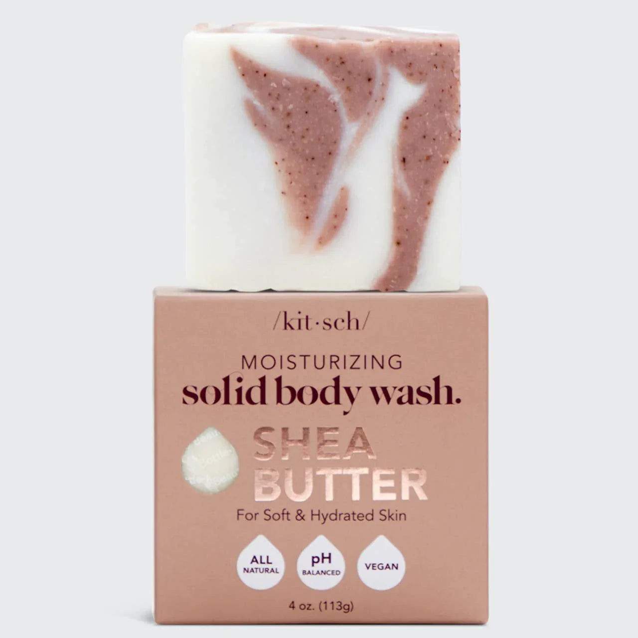 Moisturizing solid body wash bar with shea butter for hydrated skin, all natural and vegan. Come see us at Awaken, Franklin, Tennessee