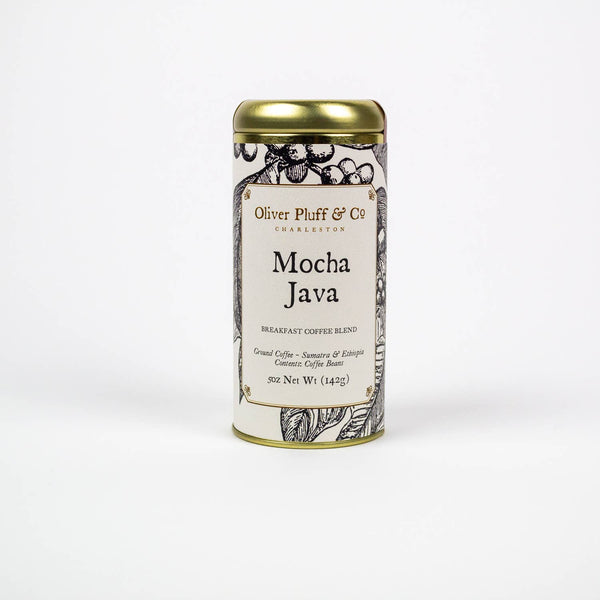 Oliver Pluff & Company - Mocha Java Ground Coffee - Signature Coffee Tin