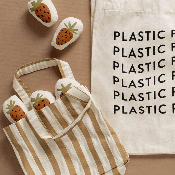 Imani + Kids by Imani Collective - Interactive Strawberry Canvas Tote