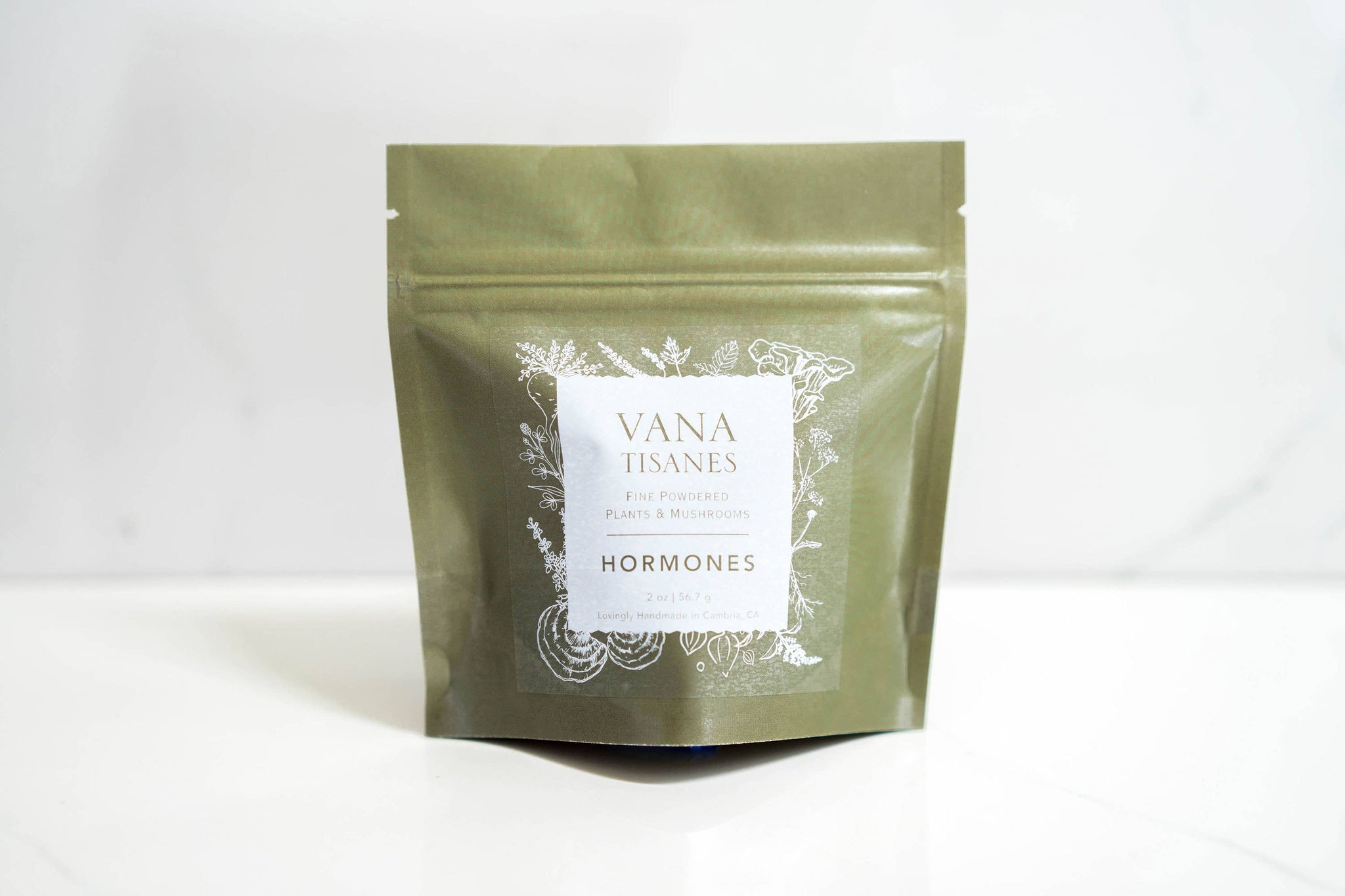 Plantae & Fungi - Hormones | Fine Plant & Mushroom Powder from Vana Tisanes