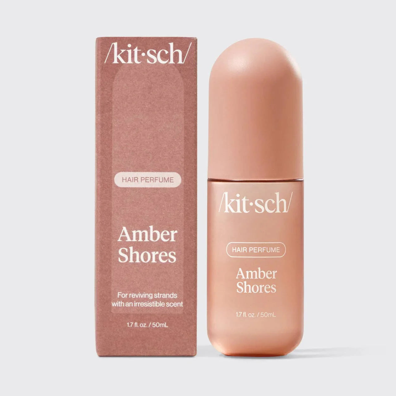 Kitsch Amber Shores hair perfume bottle and box, Come see us at Awaken, Franklin, Tennessee