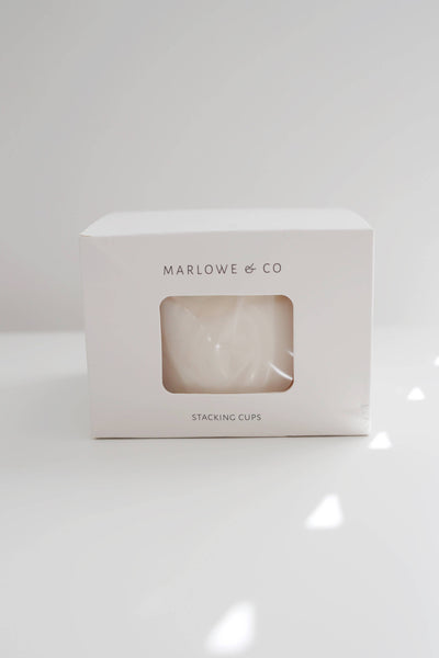 Marlowe & Co - Classic Silicone Stacking Nesting Cups