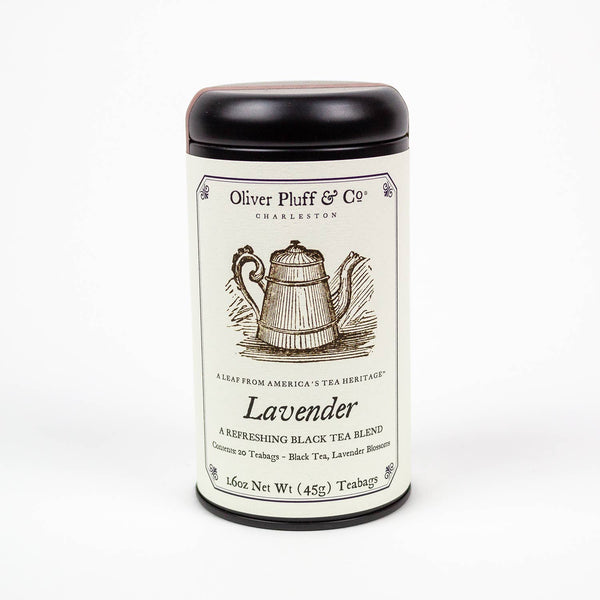 Oliver Pluff & Company - Lavender - 20 Teabags in Signature Tea Tin